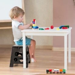 Buxibo - Kruk - Krukje - Keukentrap - Keukentrapje - Opvouwbaar Trapje - Keuken/Badkamer/Schuur Trapje - 29 X 24 X 40cm -Winkel Voor Dagelijkse Benodigdheden 1200x1200 2794