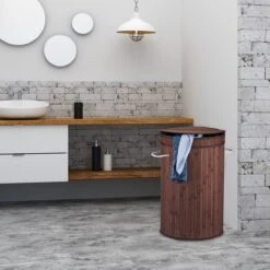 Relaxdays Wasmand Bamboe - Ronde Wasbox Met Deksel - 63 X 40 Cm - 65 Liter - Zwart 16 Relaxdays Wasmand Bamboe - Ronde Wasbox Met Deksel - 63 X 40 Cm - 65 Liter - Zwart -Winkel Voor Dagelijkse Benodigdheden 1200x1200 2895