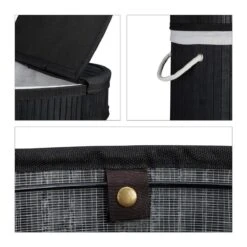 Relaxdays Wasmand Bamboe - Ronde Wasbox Met Deksel - 63 X 40 Cm - 65 Liter - Zwart 19 Relaxdays Wasmand Bamboe - Ronde Wasbox Met Deksel - 63 X 40 Cm - 65 Liter - Zwart -Winkel Voor Dagelijkse Benodigdheden 1200x1200 2897