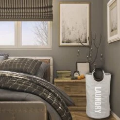 Wonair Wasmand – Wasbox - Wastas - Laundry Wasmand - Opvouwbaar – 81L – Lichtgrijs 13 Wonair Wasmand – Wasbox - Wastas - Laundry Wasmand - Opvouwbaar – 81L – Lichtgrijs -Winkel Voor Dagelijkse Benodigdheden 1200x1200 2909