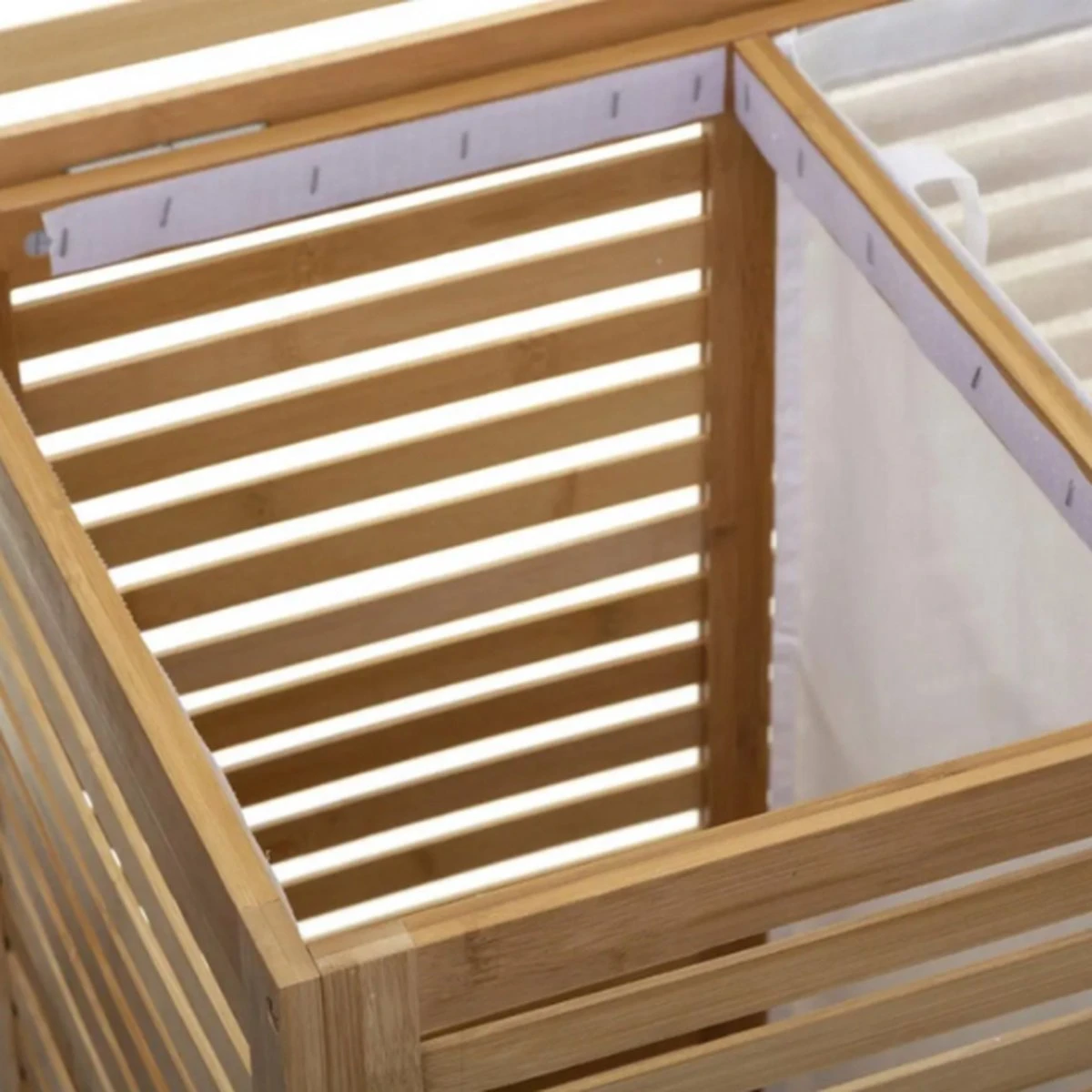 Merkloos Bamboe Wasmand XL Dubbel - Rieten Mand Met Deksel - 60 X 40 X 58 Cm 7 Merkloos Bamboe Wasmand XL Dubbel - Rieten Mand Met Deksel - 60 X 40 X 58 Cm - Afbeelding 5