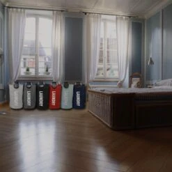 Wonair Wasmand – Waszak – Laundry Bag - Wassorteerder - Opvouwbaar – 81L – Zwart -Winkel Voor Dagelijkse Benodigdheden 1200x1200 2993