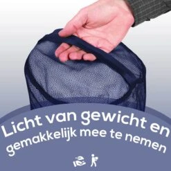 Allsa Wasmand - Opvouwbare Wasmand - 70 L - Extra Opbergvak - Stevig - Blauw -Winkel Voor Dagelijkse Benodigdheden 1200x1200 3020