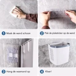 Sens Design Wasmanden Met Deksel - Wassorteerder 3 Vakken Op Wieltjes -Winkel Voor Dagelijkse Benodigdheden 1200x1200 3043