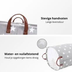 MAESON Wasmand Met Deksel - Opvouwbaar - Waterdicht - 72 L - Opbergmand Kinderkamer - Grijs 12 MAESON Wasmand Met Deksel - Opvouwbaar - Waterdicht - 72 L - Opbergmand Kinderkamer - Grijs -Winkel Voor Dagelijkse Benodigdheden 1200x1200 3046