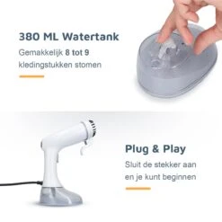 GGGOODS Kledingstomer - Steamer - ZEER KRACHTIG - 1640 Watt - Handstomer - Stoomreiniger - 350ml Tank -Winkel Voor Dagelijkse Benodigdheden 1200x1200 3118