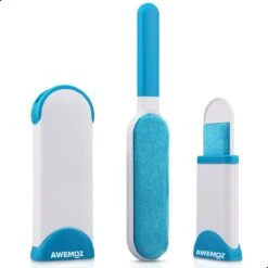 AWEMOZ Pluizenverwijderaar 2 Stuks - Pluizenborstel - Ontpluizer - Kledingroller – Pluizenroller - Kleefroller - Kledingborstel