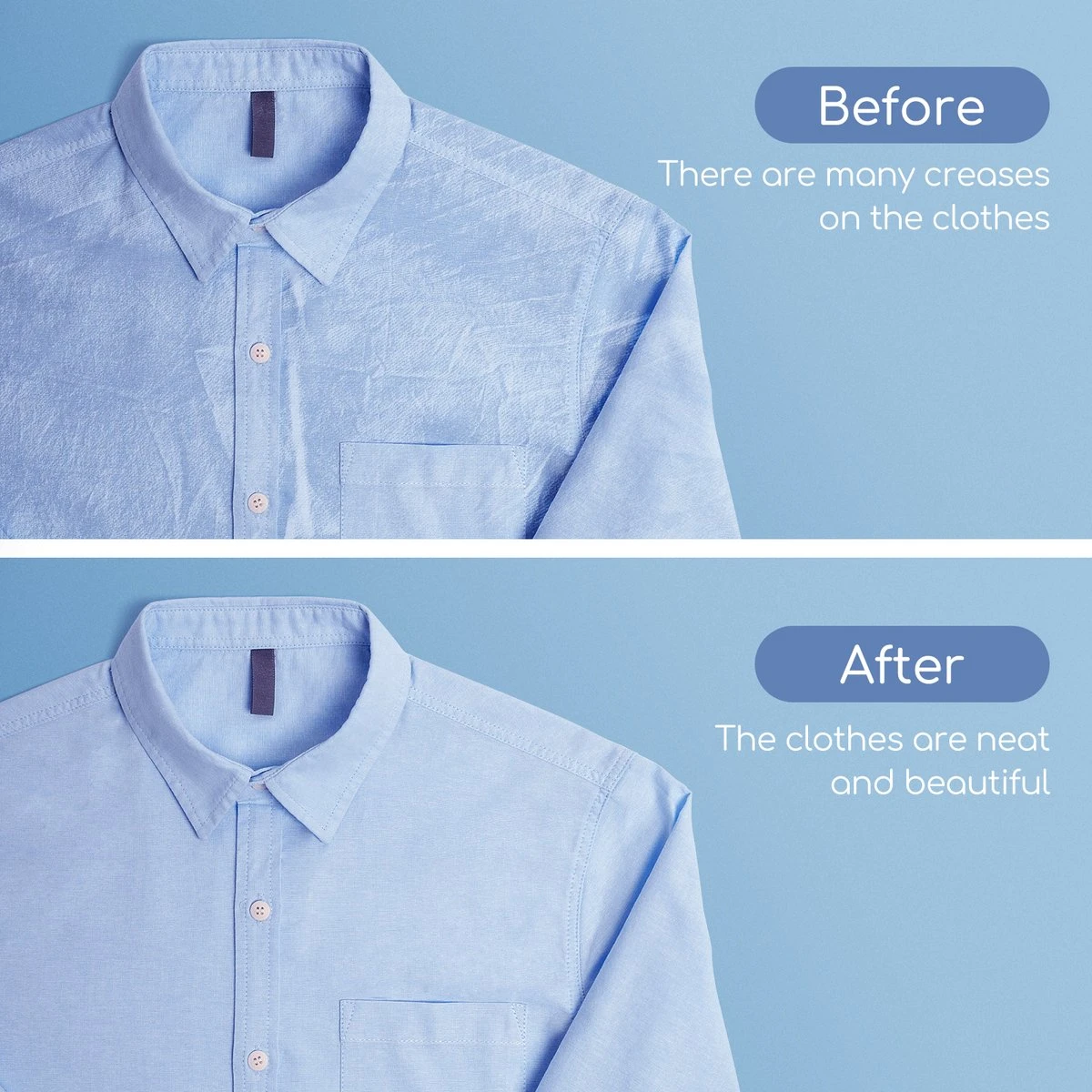 Aigostar Tiny 31RSM - Kledingstomer - Handstomer - 1200W - Wit 6 Aigostar Tiny 31RSM - Kledingstomer - Handstomer - 1200W - Wit - Afbeelding 4