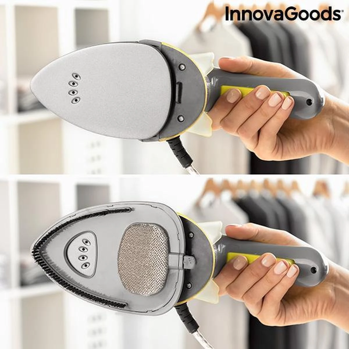 Mini Verticaal/horizontaal 2-in-1 Stoomstrijkijzer Velyron InnovaGoods 800 W 7 Mini Verticaal/horizontaal 2-in-1 Stoomstrijkijzer Velyron InnovaGoods 800 W - Afbeelding 5