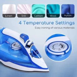 Aigostar Smooth 31RSN - Stoomstrijkijzer - 2400W - Blauw/Wit 11 Aigostar Smooth 31RSN - Stoomstrijkijzer - 2400W - Blauw/Wit -Winkel Voor Dagelijkse Benodigdheden 1200x1200 3352