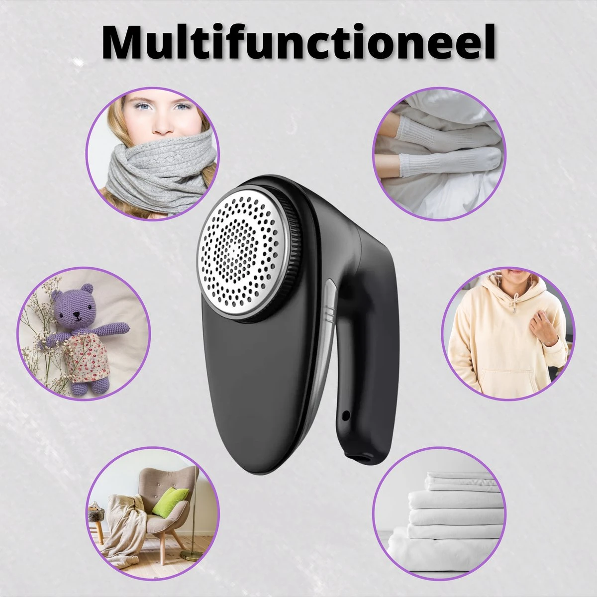 Merkloos Acestore Elektrische Pluizenverwijderaar + GRATIS EBook! - Ontpluizer - Pluizentondeuse - Draadloos En Oplaadbaar - Pluizenborstel - Stoffen Scheerapparaat 5 Merkloos Acestore Elektrische Pluizenverwijderaar + GRATIS EBook! - Ontpluizer - Pluizentondeuse - Draadloos En Oplaadbaar - Pluizenborstel - Stoffen Scheerapparaat - Afbeelding 3