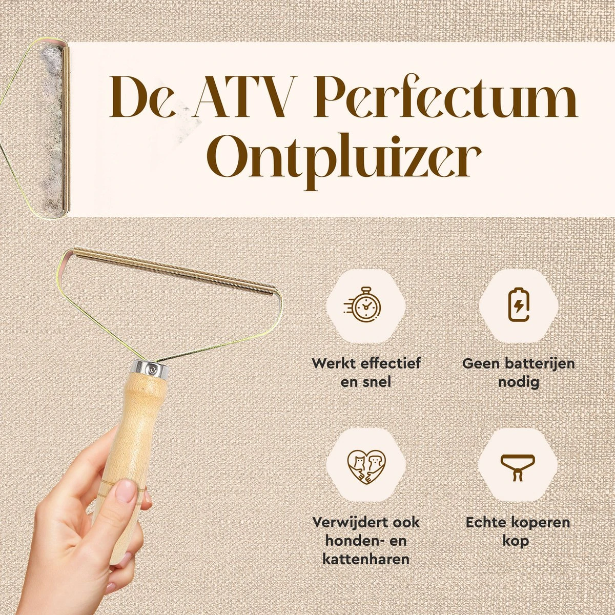 ATV PERFECTUM Super Ontpluizer 3.0 - Pluizen Verwijderaar – Inclusief Mini Ontpluizer – Ontpluizer Wol - Kleding Ontpiller – Duurzaam 10 ATV PERFECTUM Super Ontpluizer 3.0 - Pluizen Verwijderaar – Inclusief Mini Ontpluizer – Ontpluizer Wol - Kleding Ontpiller – Duurzaam - Afbeelding 8