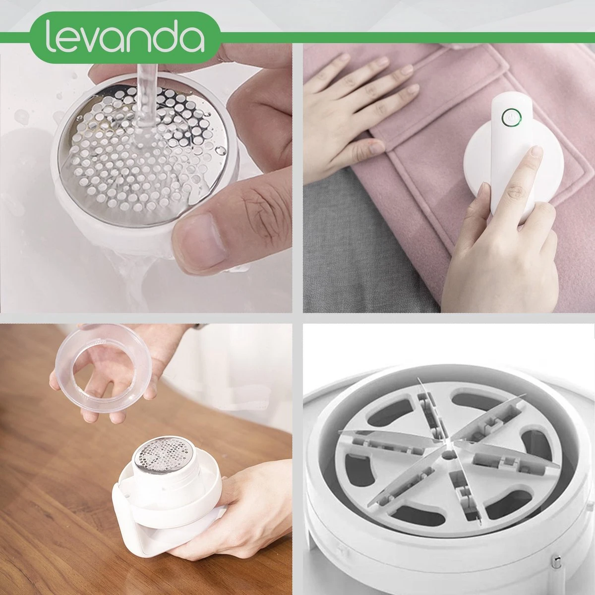 Levanda Elektrische Pluizenverwijderaar Kleding - Ontpluizer Oplaadbaar Pluizentondeuse - Ontpiller Kledingontpluizer Pluizendief Lintremover Pluisjes Verwijdreraar Pillerkiller 5 Levanda Elektrische Pluizenverwijderaar Kleding - Ontpluizer Oplaadbaar Pluizentondeuse - Ontpiller Kledingontpluizer Pluizendief Lintremover Pluisjes Verwijdreraar Pillerkiller - Afbeelding 3