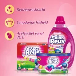 Color Reus Power Caps Wascapsules - Wasmiddel Capsules - Voordeelverpakking - 2x52 Wasbeurten 14 Color Reus Power Caps Wascapsules - Wasmiddel Capsules - Voordeelverpakking - 2x52 Wasbeurten -Winkel Voor Dagelijkse Benodigdheden 1200x1200 346