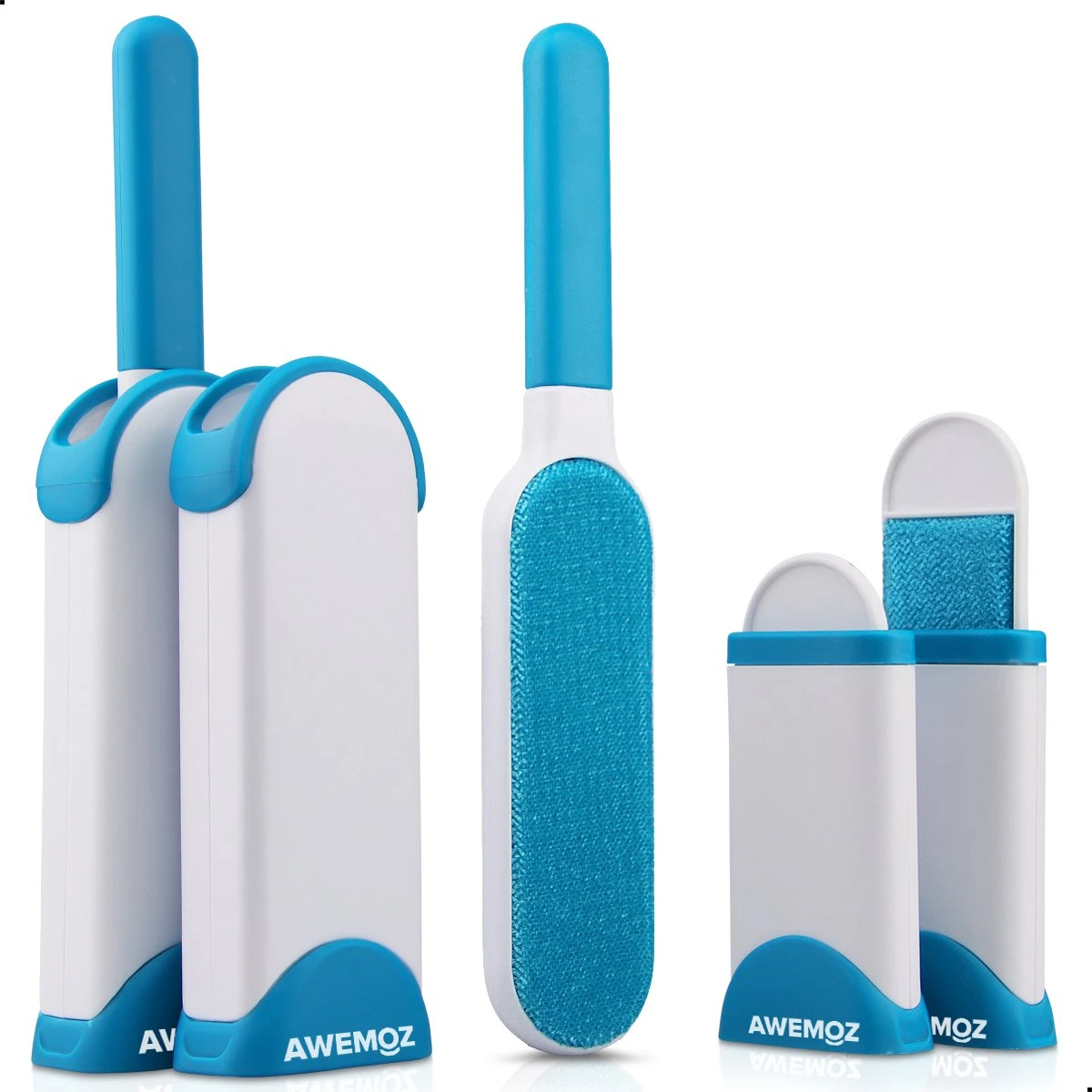 AWEMOZ Pluizenverwijderaar 4 Stuks - Pluizenborstel - Ontpluizer - Kledingroller – Pluizenroller - Kleefroller - Kledingborstel 3 AWEMOZ Pluizenverwijderaar 4 Stuks - Pluizenborstel - Ontpluizer - Kledingroller – Pluizenroller - Kleefroller - Kledingborstel
