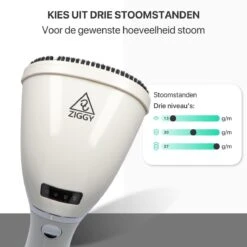Ziggy Kledingstomer En Reiniger Voor Thuis En Op Reis - Stoomreiniger Voor Kleding/Textiel/Stoffen - Kleine Hand Stomer - Stoom Apparaat - Steamer - 280 ML - Wit -Winkel Voor Dagelijkse Benodigdheden 1200x1200 3524