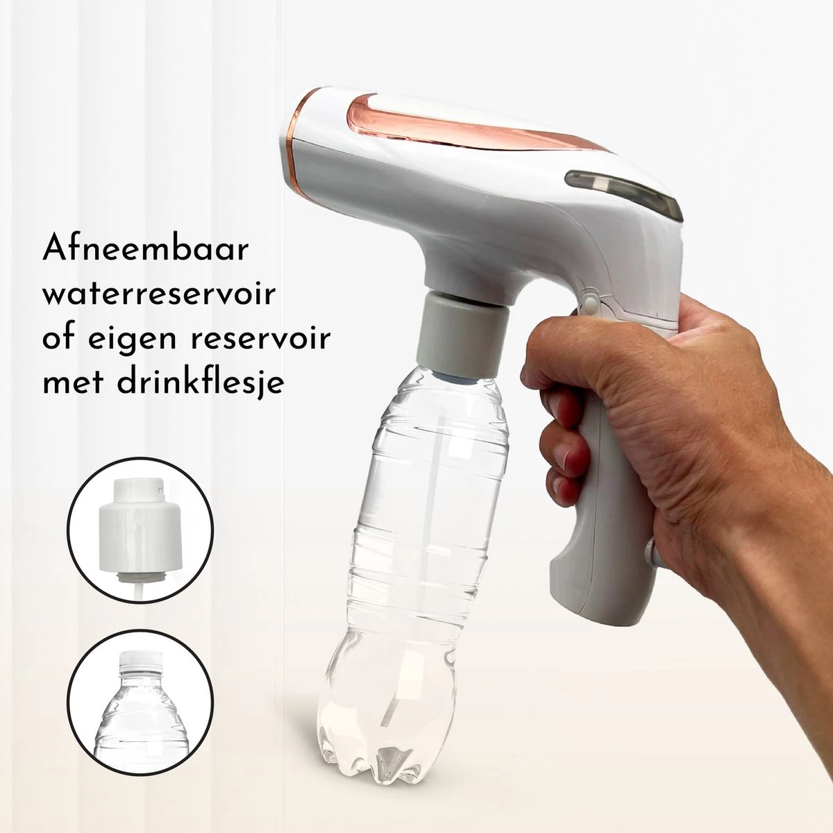 Capsy™ Kledingstomer - Complete Set - Handstomer - Stoom Strijkijzer - 1600 W 6 Capsy™ Kledingstomer - Complete Set - Handstomer - Stoom Strijkijzer - 1600 W - Afbeelding 4