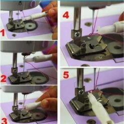 Buttonz® - Naaimachine Draaddoorhaler Wit - Draad Rijger - Naalddoorsteker - Draaddoorsteker - Naaldbedrader Handig Draad Door Naald Hulp Tool Naaldinrijger -Winkel Voor Dagelijkse Benodigdheden 1200x1200 3723