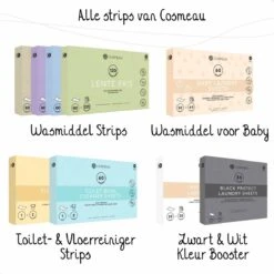 Cosmeau Wasmiddel Wasstrips 20 Wasbeurten Geurvrij Geurloos Wasvellen Wasdoekjes Detergent Sheets Proefpakket - Plasticvrij Biologisch Afbreekbaar -Winkel Voor Dagelijkse Benodigdheden 1200x1200 403