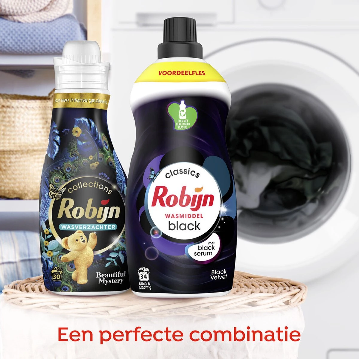4x Robijn Klein & Krachtig Wasmiddel Black Velvet 1,19 Liter 6 4x Robijn Klein & Krachtig Wasmiddel Black Velvet 1,19 Liter - Afbeelding 4