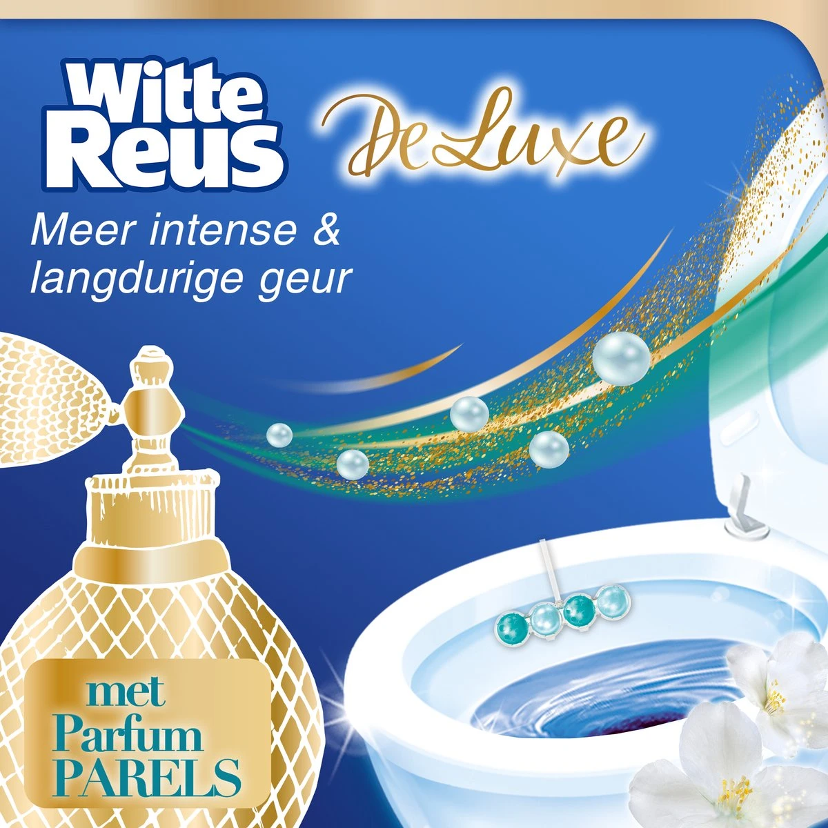 Witte Reus DeLuxe Toiletblok - Magic Moonflower - WC Blokjes Voordeelverpakking - 10 Stuks 5 Witte Reus DeLuxe Toiletblok - Magic Moonflower - WC Blokjes Voordeelverpakking - 10 Stuks - Afbeelding 3