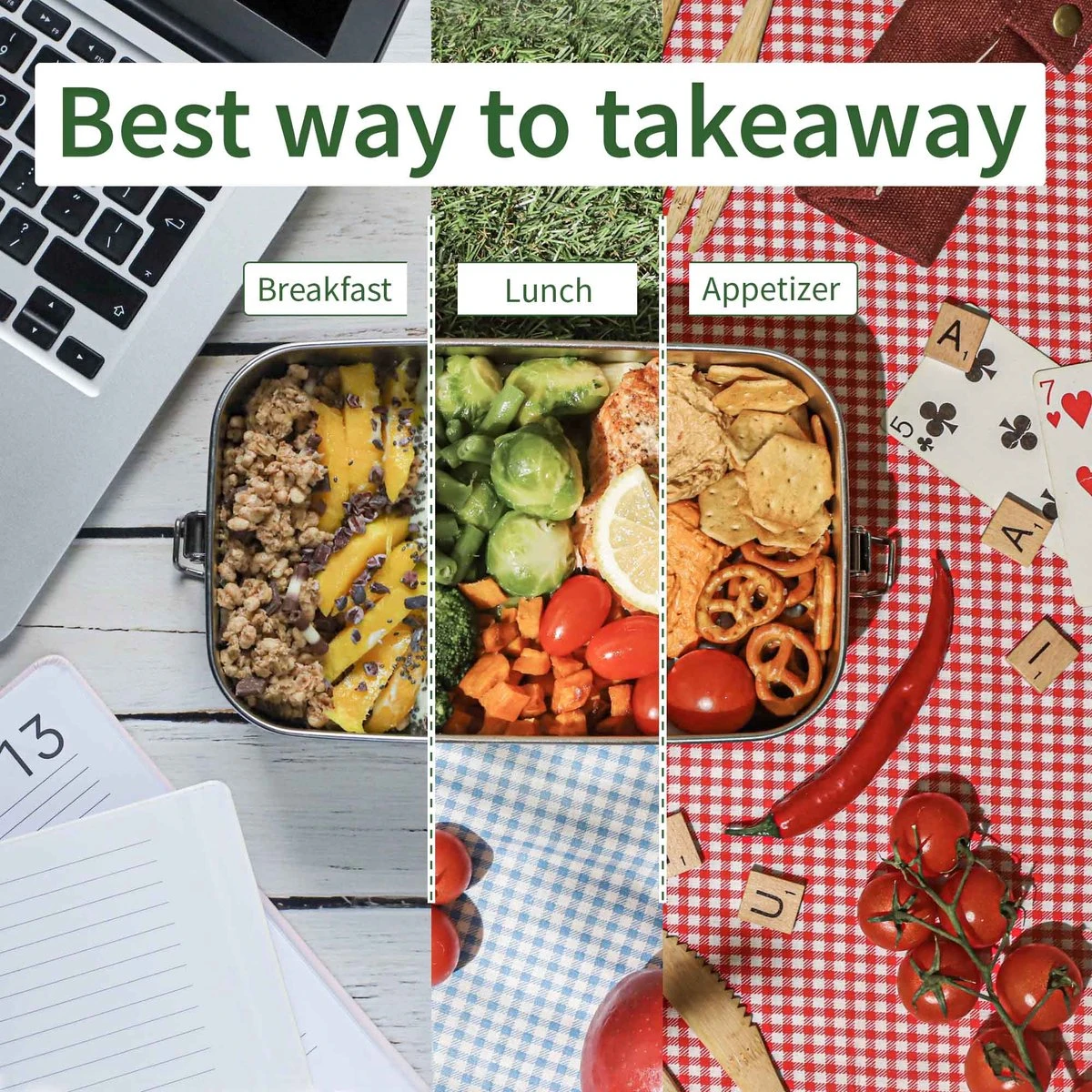 Roestvrij Staal Maaltijdbox 800 Ml| Lunch Box | Duurzaam | Beweegbare Afstandhouder | Broodtrommel Dishwasher | RVS Lunchbox Lekvrij | Stainless Steel Kleine Broodtrommel| Broodtrommel School | Bambaw 9 Roestvrij Staal Maaltijdbox 800 Ml| Lunch Box | Duurzaam | Beweegbare Afstandhouder | Broodtrommel Dishwasher | RVS Lunchbox Lekvrij | Stainless Steel Kleine Broodtrommel| Broodtrommel School | Bambaw - Afbeelding 7