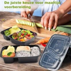Meal Prep Bakjes - 20 Stuks - 2 Compartimenten - Vershoudbakjes - Meal Prep - 1L - Magnetron Bakjes Met Deksel - Vershouddoos -Winkel Voor Dagelijkse Benodigdheden 1200x1200 4228