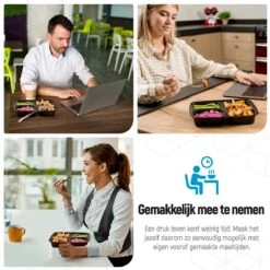 Meal Prep Bakjes - 14 Stuks - 3 Compartimenten - Lunchbox - Diepvriesbakjes - Vershoudbakjes - Plastic Bakjes Met Deksel - Magnetron Bakjes Met Deksel - Meal Prep - Vershouddoos - 1L - BPA Vrij - Fitcrafters -Winkel Voor Dagelijkse Benodigdheden 1200x1200 4276