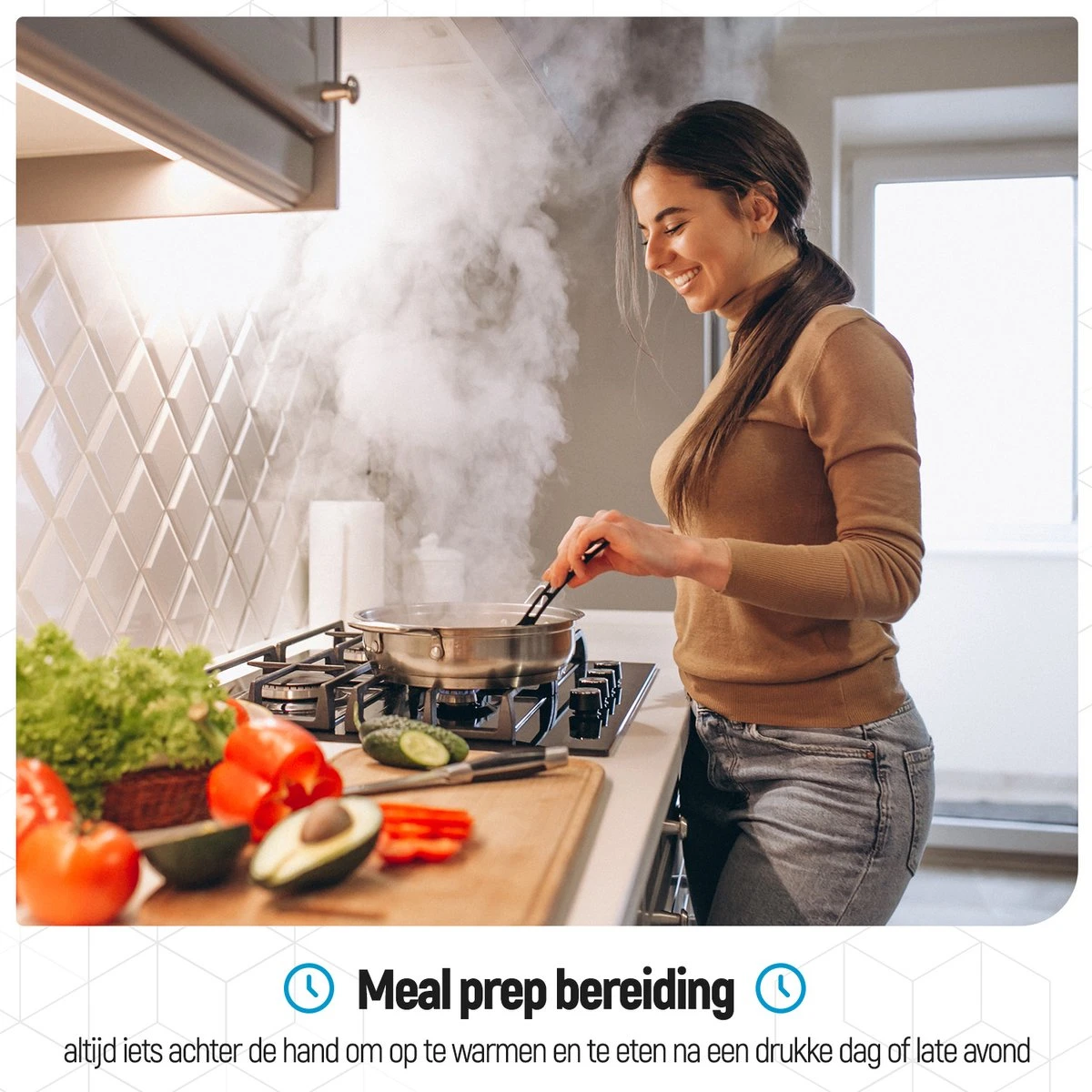 Meal Prep Bakjes - 10 Stuks - 2 Compartimenten - Lunchbox - Diepvriesbakjes - Vershoudbakjes - Plastic Bakjes Met Deksel - Magnetron Bakjes Met Deksel - Meal Prep - Vershouddoos - 1L - BPA Vrij – Fitcrafters 4 Meal Prep Bakjes - 10 Stuks - 2 Compartimenten - Lunchbox - Diepvriesbakjes - Vershoudbakjes - Plastic Bakjes Met Deksel - Magnetron Bakjes Met Deksel - Meal Prep - Vershouddoos - 1L - BPA Vrij – Fitcrafters - Afbeelding 2