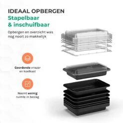 VitalDrive Meal Prep Bakjes - Magnetron Bakjes Met Deksel - Vershoudbakjes Set - Plastic Bakjes - 10 Stuks -Winkel Voor Dagelijkse Benodigdheden 1200x1200 4291