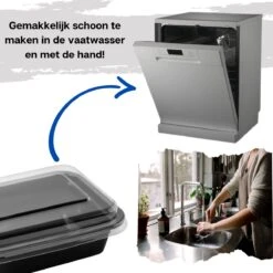 Meal Prep Bakjes - 14 Stuks - 1 Compartiment - Lunchbox - Diepvriesbakjes - Vershoudbakjes - Plastic Bakjes Met Deksel - Magnetron Bakjes Met Deksel - Meal Prep - Vershouddoos - 1L - BPA Vrij 14 Meal Prep Bakjes - 14 Stuks - 1 Compartiment - Lunchbox - Diepvriesbakjes - Vershoudbakjes - Plastic Bakjes Met Deksel - Magnetron Bakjes Met Deksel - Meal Prep - Vershouddoos - 1L - BPA Vrij -Winkel Voor Dagelijkse Benodigdheden 1200x1200 4382