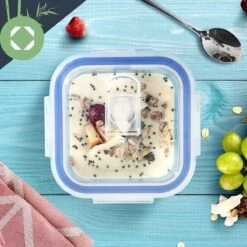 Klarstein Vierkante Glazen Box - Set Van 3 Vershoudbakjes : 800 Ml /620 Ml / 320 Ml - Met Deksel - Luchtdicht - Lekvrij 15 Klarstein Vierkante Glazen Box - Set Van 3 Vershoudbakjes : 800 Ml /620 Ml / 320 Ml - Met Deksel - Luchtdicht - Lekvrij -Winkel Voor Dagelijkse Benodigdheden 1200x1200 4386