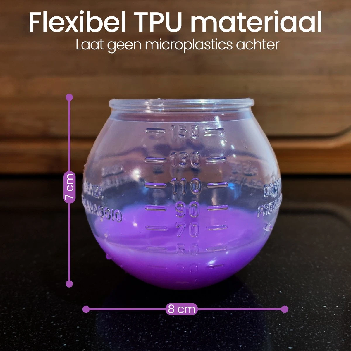 BluGo Doseerbol 5 Stuks - Wasbollen - Doseerdop - Drogerballen - Wasballen - Herbruikbaar - Maataanduiding - 150ml 5 BluGo Doseerbol 5 Stuks - Wasbollen - Doseerdop - Drogerballen - Wasballen - Herbruikbaar - Maataanduiding - 150ml - Afbeelding 3