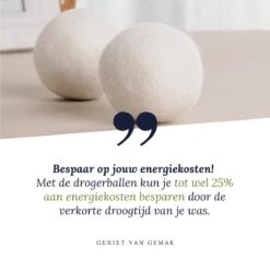 Geniet Van Gemak® | Herbruikbare Wollen Drogerballen | Wasbollen | Schaapswol | Duurzame En Energiebesparende Wasballen | 6 XL Drogerballen 13 Geniet Van Gemak® | Herbruikbare Wollen Drogerballen | Wasbollen | Schaapswol | Duurzame En Energiebesparende Wasballen | 6 XL Drogerballen -Winkel Voor Dagelijkse Benodigdheden 1200x1200 797