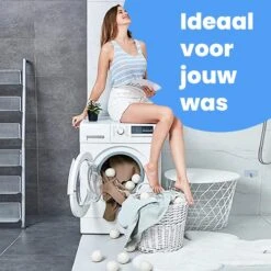 DRYQUICK Drogerballen- Wasbollen- Duurzaam Schapenwol - Herbruikbaar- 6 XL Wasballen Wit -Winkel Voor Dagelijkse Benodigdheden 1200x1200 802