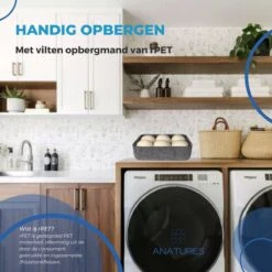 ANATURES Wollen XL Drogerballen 6 Stuks In Opbergmand – Herbruikbare Droogballen Wasdroger – Nieuw Zeelands RWS Schaapswol - Wasdrogerballen Duurzaam – Natuurlijke Wasverzachter -Winkel Voor Dagelijkse Benodigdheden 1200x1200 841