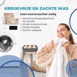 ANATURES Wollen XL Drogerballen 6 Stuks In Opbergmand – Herbruikbare Droogballen Wasdroger – Nieuw Zeelands RWS Schaapswol - Wasdrogerballen Duurzaam – Natuurlijke Wasverzachter -Winkel Voor Dagelijkse Benodigdheden 1200x1200 842