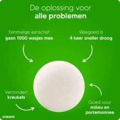 Drogerballen - Droogballen Voor Wasdrogers - Wasdrogerballen, Wasbollen & Wasballen - 100% Diervriendelijk, Duurzaam & Herbruikbaar - Duurzaam Cadeau - Energie Besparen - RWS Wol & Zero Waste - 6 Stuks Van Zivanto 14 Drogerballen - Droogballen Voor Wasdrogers - Wasdrogerballen, Wasbollen & Wasballen - 100% Diervriendelijk, Duurzaam & Herbruikbaar - Duurzaam Cadeau - Energie Besparen - RWS Wol & Zero Waste - 6 Stuks Van Zivanto -Winkel Voor Dagelijkse Benodigdheden 1200x1200 907