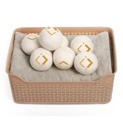 LuxerLiving Wasbol Set Van 6 - Droogt Tot 30% Sneller - Wasverzachter - Droger Ballen - Dryer Balls - Ecologisch - 100% Wol 10 LuxerLiving Wasbol Set Van 6 - Droogt Tot 30% Sneller - Wasverzachter - Droger Ballen - Dryer Balls - Ecologisch - 100% Wol -Winkel Voor Dagelijkse Benodigdheden 1200x1200 937