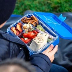 Klarstein Schmatzfatz Junior Lunchbox 6 Vakken - Bento - Vershouddoos 21,3 X 15 X 4,5 Cm (BxHxD) - BPA-vrij - Vaatwasserbestendig -Winkel Voor Dagelijkse Benodigdheden 1200x1200 979