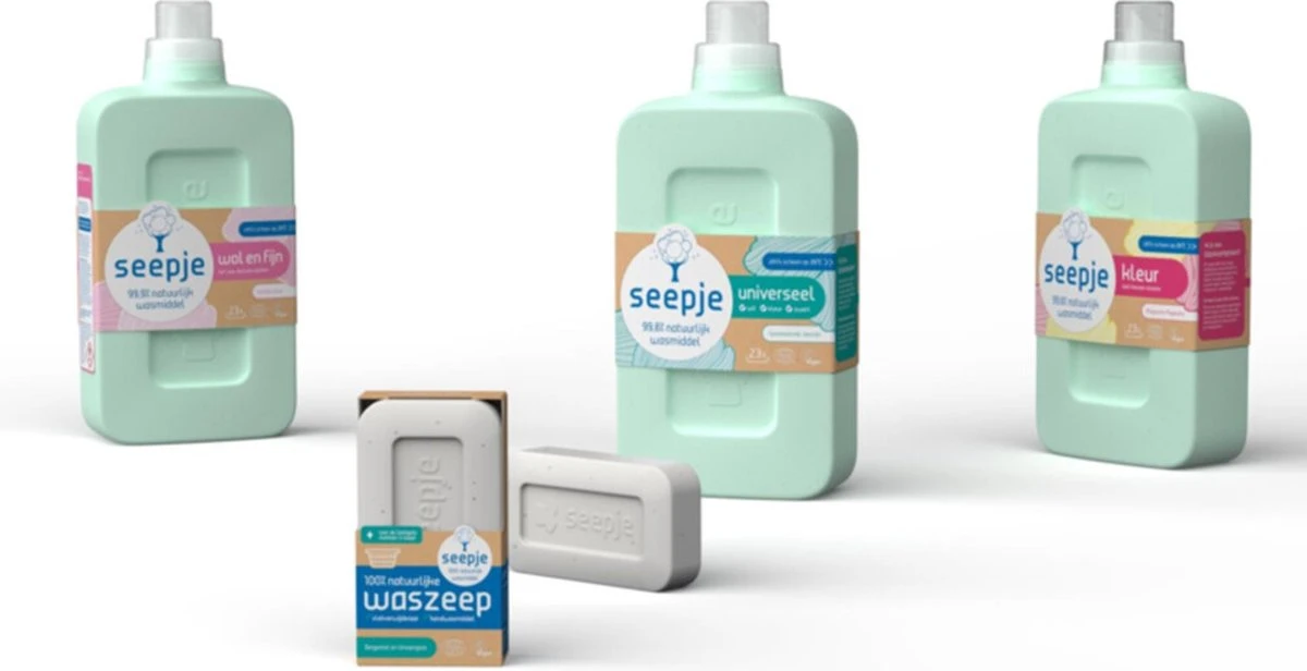 Seepje - Wasmiddel - Wol En Fijn - Vrolijke Lotus - 1000 Ml 4 Seepje - Wasmiddel - Wol En Fijn - Vrolijke Lotus - 1000 Ml - Afbeelding 2
