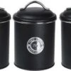 Merkloos 3x Zwart Voorraadblik Suiker, Thee En Koffie - Levensmiddelen Bewaren - Voorraadblikken/voorraadtrommels 1 Merkloos 3x Zwart Voorraadblik Suiker, Thee En Koffie - Levensmiddelen Bewaren - Voorraadblikken/voorraadtrommels -Winkel Voor Dagelijkse Benodigdheden 1200x620