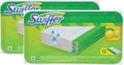 Swiffer Vloerdoekjes Vochtig 24 Doekjes (2x12)