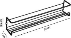 Kruidenrek Ophangbaar Kruidenpotjes Wandrek Organizer Keuken Accessoires - Zwart - Geschikt Voor Bijna Alle Kruidenpotjes 17 Kruidenrek Ophangbaar Kruidenpotjes Wandrek Organizer Keuken Accessoires - Zwart - Geschikt Voor Bijna Alle Kruidenpotjes -Winkel Voor Dagelijkse Benodigdheden 1200x658 1