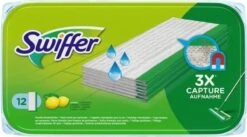 Swiffer - Vochtige Vloerdoekjes - 6 X 12 (72) Doekjes - Voordeelverpakking -Winkel Voor Dagelijkse Benodigdheden 1200x666 2