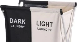 Merkloos Decopatent® Wassorteerder - 60 L - Wasmand 2 Vakken - Opvouwbare Wasmanden - Wassorteerder 2 Vaks - Aluminium Frame - Zwart - Wit 15 Merkloos Decopatent® Wassorteerder - 60 L - Wasmand 2 Vakken - Opvouwbare Wasmanden - Wassorteerder 2 Vaks - Aluminium Frame - Zwart - Wit -Winkel Voor Dagelijkse Benodigdheden 1200x666 5