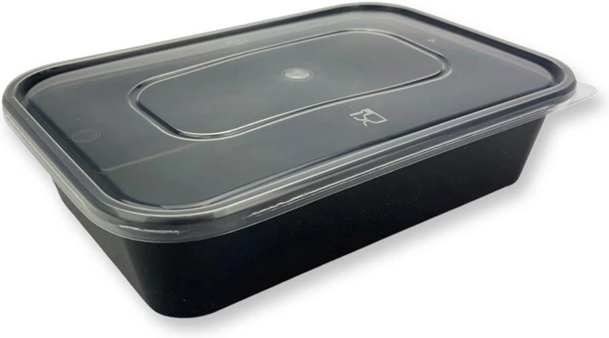 50 Stuks Zwarte Magnetron Bakjes Met Deksel - 500 Cc Bakjes - 500ml Bakjes Met Deksel - Magnetronbakje - Saladebakje Met Deksel - Zwart Bakje - Tapas - Diepvriesbakjes - Vershoudbakjes - Plastic Bakjes Met Deksel - Vershouddoos - Lunchbox 3 50 Stuks Zwarte Magnetron Bakjes Met Deksel - 500 Cc Bakjes - 500ml Bakjes Met Deksel - Magnetronbakje - Saladebakje Met Deksel - Zwart Bakje - Tapas - Diepvriesbakjes - Vershoudbakjes - Plastic Bakjes Met Deksel - Vershouddoos - Lunchbox