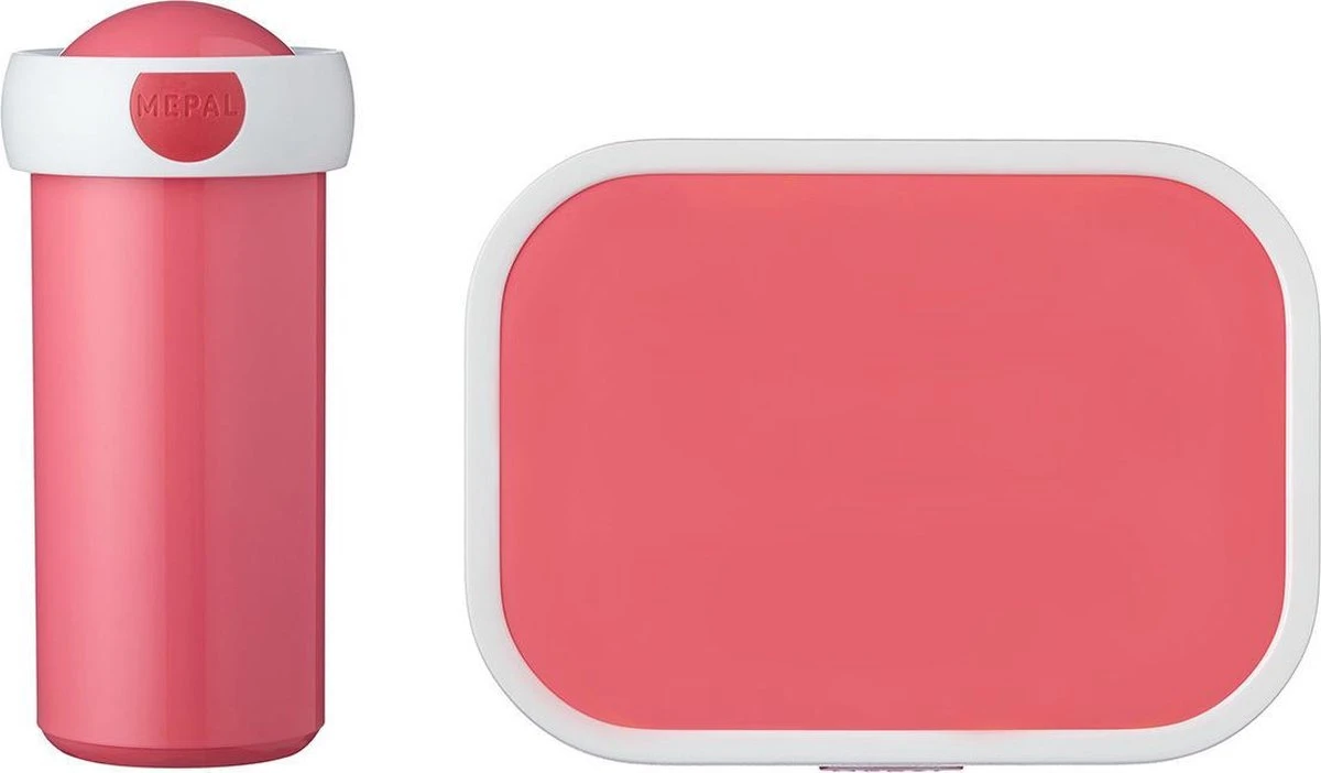 Mepal – Lunchset Campus (sb + Lb) – Schoolbeker En Broodtrommel Voor Kinderen – Roze – Bento Box - Lekvrij 3 Mepal – Lunchset Campus (sb + Lb) – Schoolbeker En Broodtrommel Voor Kinderen – Roze – Bento Box - Lekvrij