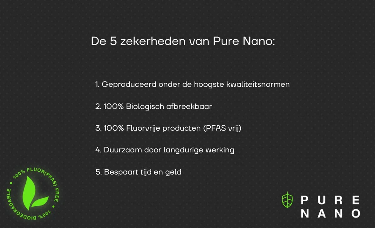 PURE NANO Glas - Nano Coating Voor 5 Jaar Heldere Ramen Met Minder Schoonmaakwerk - 250 Ml 6 PURE NANO Glas - Nano Coating Voor 5 Jaar Heldere Ramen Met Minder Schoonmaakwerk - 250 Ml - Afbeelding 4