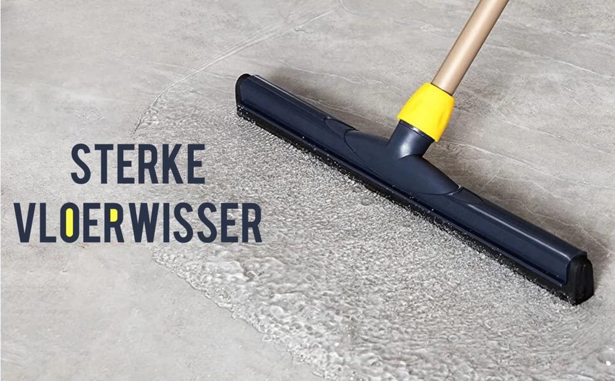 Classic Watertrekker - Met Telescoopsteel (110-138 Cm) - 43.5 Cm Veegbreedte - Vloertrekker - Aftrekker - Douche Trekker 6 Classic Watertrekker - Met Telescoopsteel (110-138 Cm) - 43.5 Cm Veegbreedte - Vloertrekker - Aftrekker - Douche Trekker - Afbeelding 4